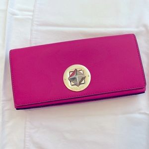 Kate spade hot pink clutch